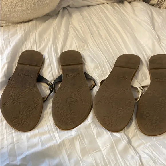 Report Women's Black and White Sandals - Picture 2 of 4